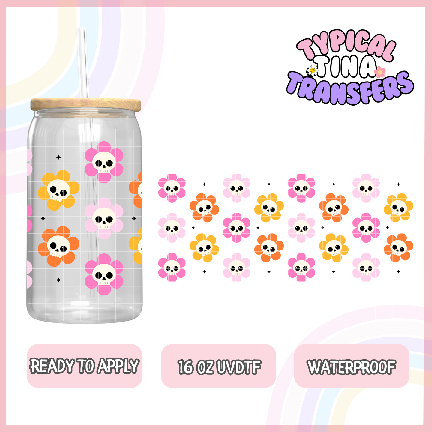 UVDTF #8162 | 16oz UVDTF Wrap | POD